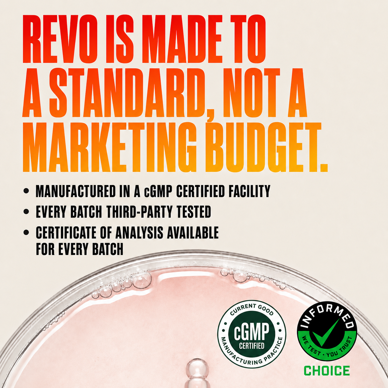 Revo Pink Lemonade creatine and electrolyte stick packs, box contents